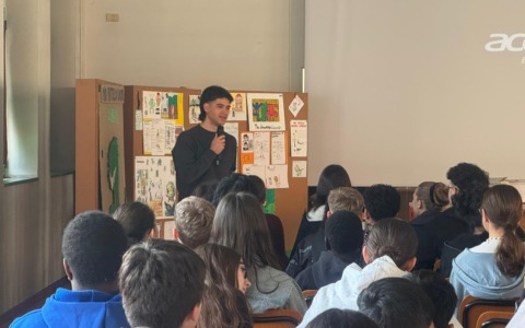 Un progetto didattico con Giacomo Mazzariol alla Tibaldi