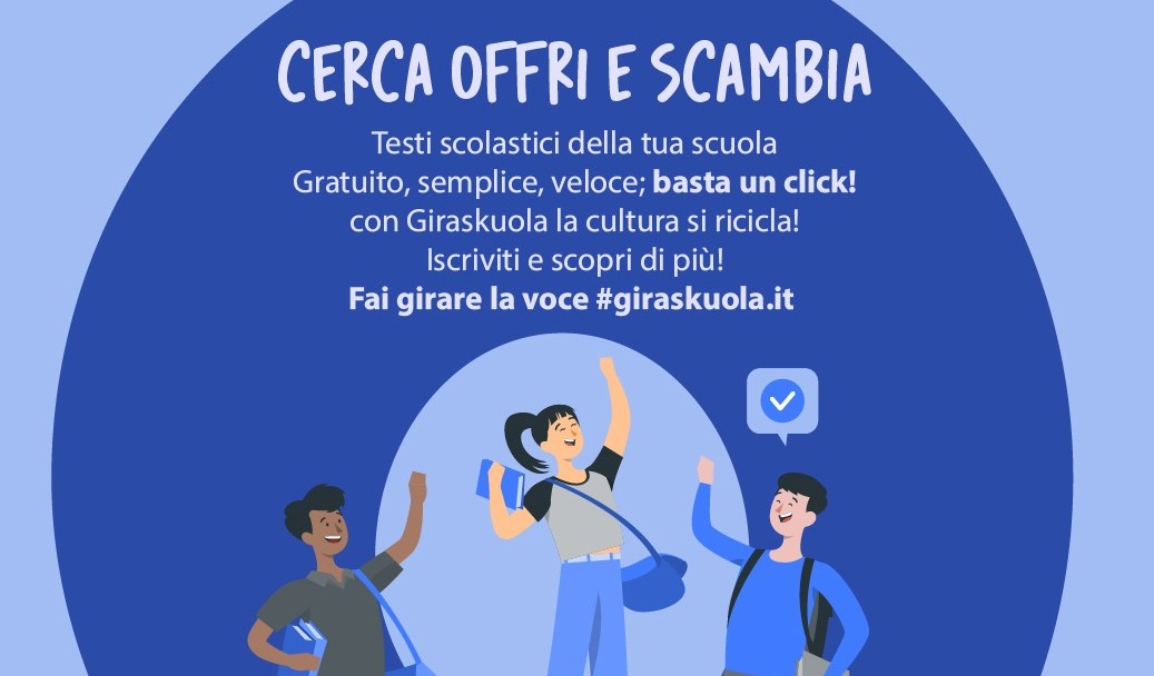 Cantù conferma il supporto a Giraskuola, piattaforma per il riuso di libri scolastici