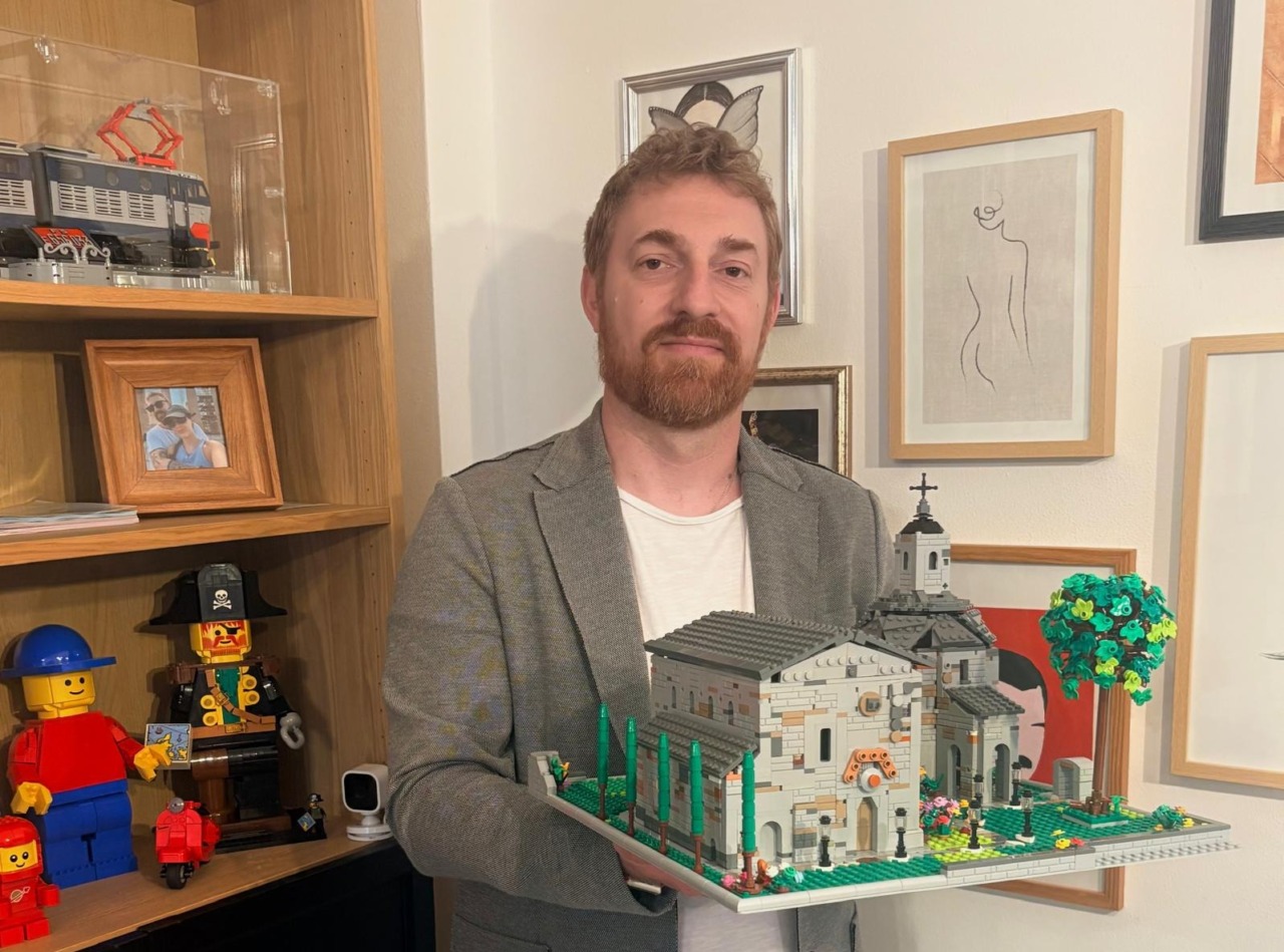 Roberto Mauri e la Basilica di Galliano in Lego