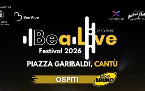 BeaLive Festival 2026: Cantù celebra musica e solidarietà