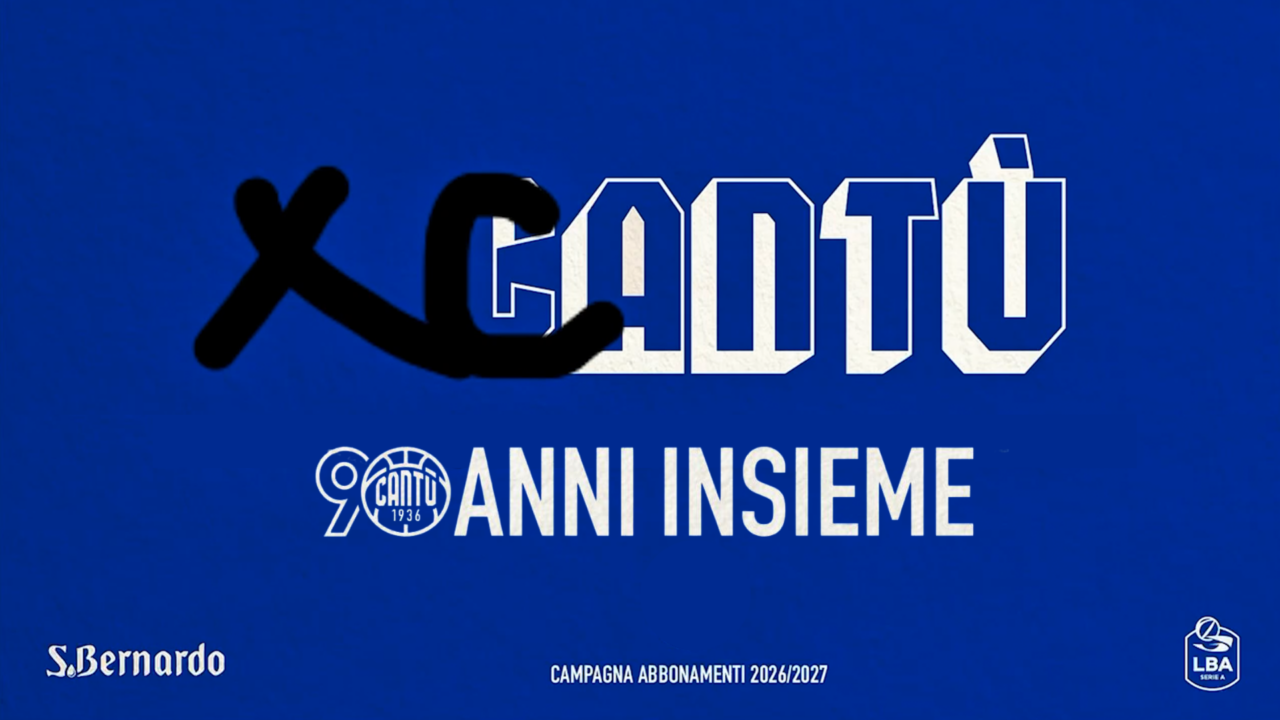 Pallacanestro Cantù avvia la campagna abbonamenti XCantù per il 2026/2027