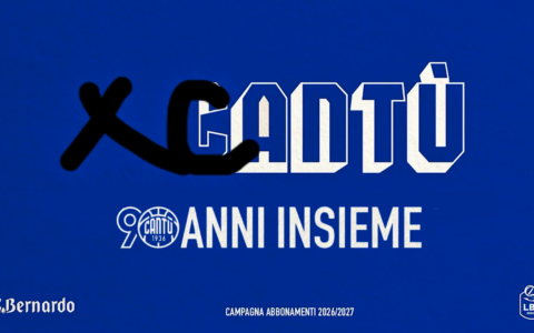Pallacanestro Cantù avvia la campagna abbonamenti XCantù per il 2026/2027